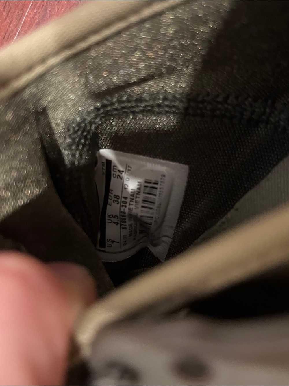 Nike Olive Green Gum Sole Presto - Picture 6 of 6